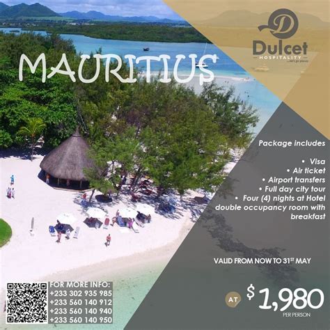 pin  dulcet hospitality  dulcet hospitality lets  places mauritius packages air