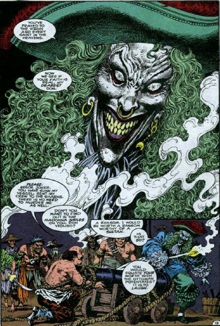 Laughing Man Pirate Joker Dark Knight Character