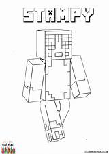 Stampy Reser Stampylonghead sketch template