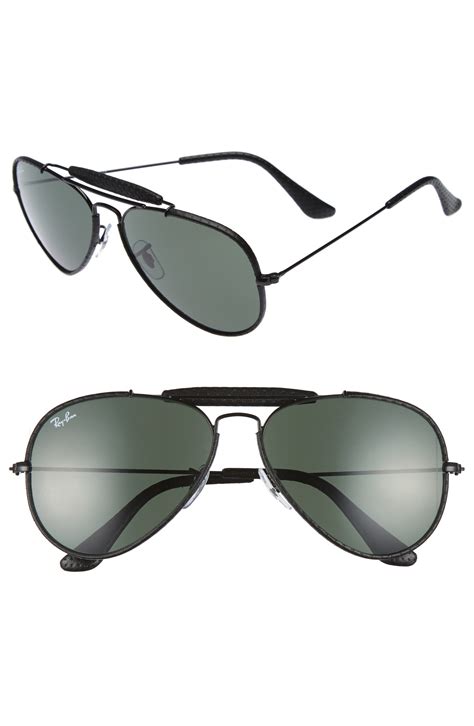 ray ban outdoorsman mm aviator sunglasses nordstrom