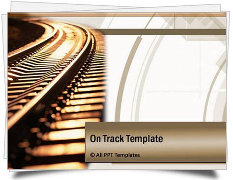powerpoint  track template