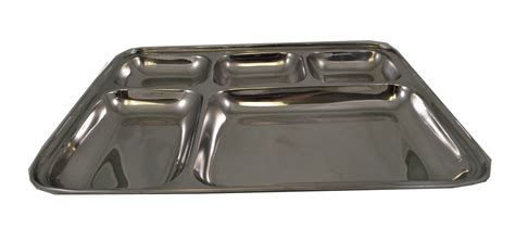 compartment stainless steel sectional food serving tray    ebay