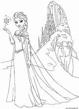 Coloring Frozen Castle Front Pages Printable sketch template