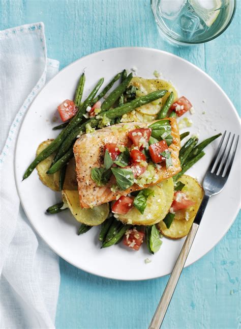 Best Roasted Salmon Potatoes And Green Beans Recipe