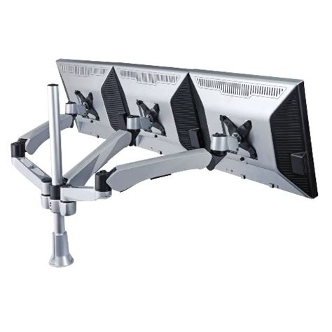 Triple Monitor Stand Quick Release Lcd Mount Desk Mount
