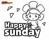 Coloring Sunday Happy Wednesday Week Days Color Coloringcrew Dibujo Registered Colored User Print sketch template