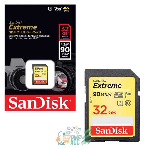 jual sandisk sdhc gb extreme   mbs sd card extreme  gb  mbps  lapak khanza acc