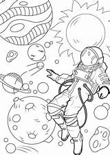 Space Coloring Pages Easy Print Kids Printable Little Adult Fun Choose Board Books sketch template