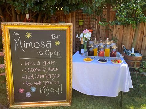 mimosa bar  art  food  wine