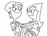 Ferb Phineas Candace Jeremy Coloring Pages Disney Color Flynn sketch template