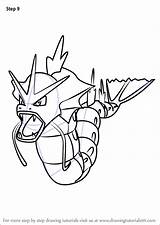 Gyarados Pokemon Go Draw Drawing Step Drawingtutorials101 Easy Drawings Tutorials Tutorial Getdrawings Previous Next sketch template