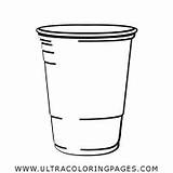 Cup Coloring Pages Vector Cups Lid sketch template