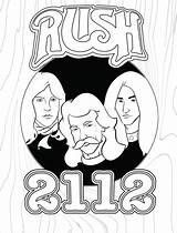 Rush Coloring Book sketch template