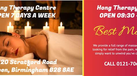 hong therapy centre massage therapist