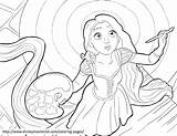 Coloring Painting Pages Paint Disney Tangled Rapunzel Tower Kids Printable Drawing Princess Colouring Voldemort Sheet Splatter Color Print Getdrawings Getcolorings sketch template