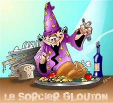 Résultat d’image pour sorcier glouton. Taille: 226 x 206. Source: www.noname.fr