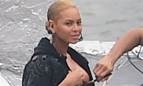 beyonce gets cleavage brushed up while shooting givenchy campaign daily mail online