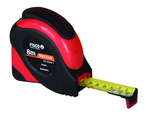 fisco high accuracy tape measure   mm  trade tools