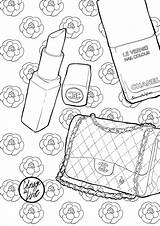 Chanel Stef Mademoiselle Adulte Coloriages Maquillage Angry N5 Sketchite Colorier Seinographe Collegesportsmatchups Objets Masque sketch template
