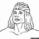 Coloring Pages Jimmy Snuka Superfly Wwe Bret Hart Thecolor Template Online sketch template
