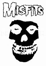 Misfits Fiend Dragoart sketch template