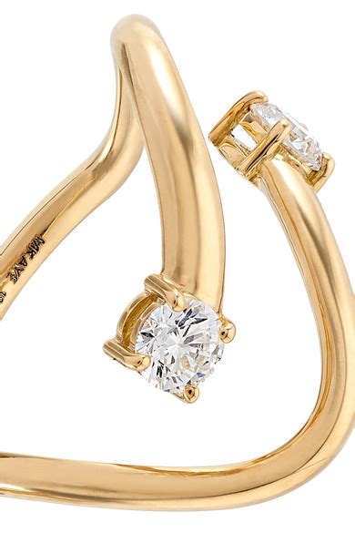 melissa kaye aria skye 18 karat gold diamond ring net a porter
