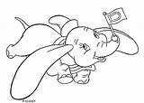 Dumbo Coloring Flying Pages Color Print Disney Drawings Hellokids Online 37kb 443px sketch template