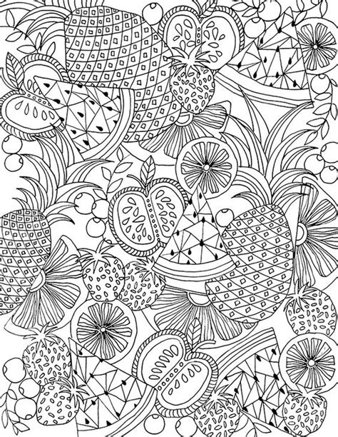 easy summer coloring pages  adults easy summer coloring pages