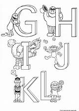 Sesame Street Coloring Alphabet Printable Worksheets Preschool Pages Sheets Kids Book Print Freekidscoloringpage Sheet Color sketch template