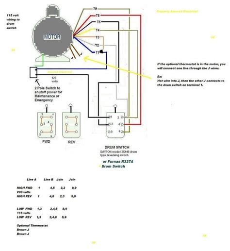 general electric motor wiring diagram
