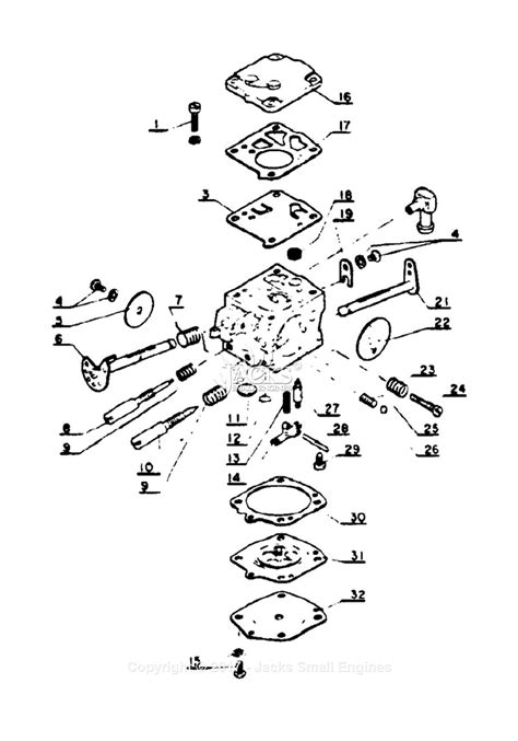 echo cs  sn   parts diagram  carburetor