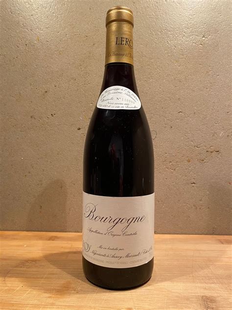 maison leroy bourgogne en hommage  lan   release france burgundy bourgogne