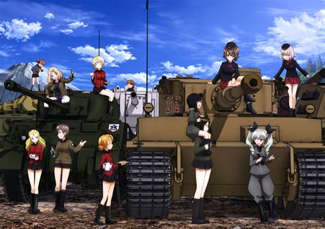 Girls Und Panzer Arisa Girls Und Panzer Chiyomi Anzai