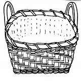 Basket Wicker Drawing Weaving Bushel Peach Getdrawings Kit sketch template