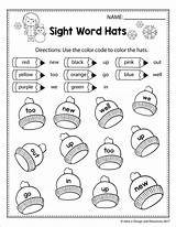 Worksheets Phonics Worksheet Kindergarten Grade Printable Preschool Word Coloring Winter First Spanish 2nd Second Fun Colors Sight Wisdom Color Graphing sketch template
