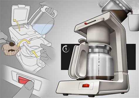 drip coffee maker storyboard behance