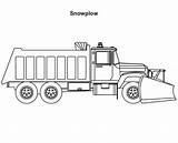 Snow Coloring Plow Pages Color Truck Axle Trucks Kids Kidsplaycolor Sheets Source sketch template