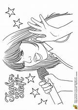 Swift Taylor Coloring Coloriage Chanteuse Dessin Pages Dessins Chanteur Drawings Star Mandala Drawing La Mode Hugolescargot Anime Outline Choisir Tableau sketch template