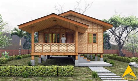 pin  gimini  bahay kubo bamboo house design rest house philippines simple house design