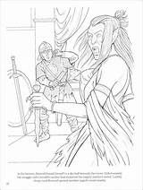 Coloring Beowulf Book Pages Books Choose Board Publications Dover sketch template