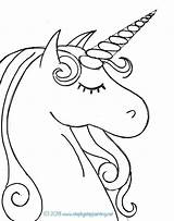 Unicorn Drawing Painting sketch template