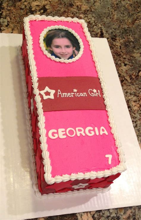American Girl Birthday Cake Birthday Cards
