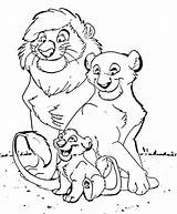 Cub Lion Coloring Pages Template sketch template