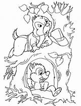Dale Cip Ciop Rr Colorat Brygada Drzewie Kolorowanka Mamydzieci 1221 Planse Owl Colorkid Chop Supercoloring sketch template