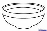 Cereal Drawing Bowls Clipartmag Colouring Shading sketch template