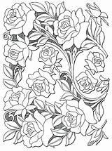 Leather Patterns Pattern Tooling Rose Carving Floral Drawings раскраски перейти рисунки контурные sketch template