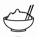 Icon Arroz Colorear Ultracoloringpages sketch template