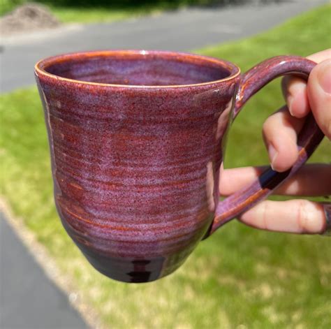 hand thrown ceramic mug etsy