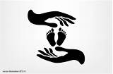Hands Feet Creativemarket Logo sketch template