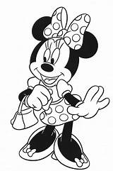 Minnie Mouse Coloring Pages Disney Kids Mickey Drawing Para Minie Sheets Mini Colouring Printable Color Desenhos Baby Line Pintura Colorir sketch template